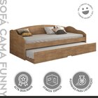 Bicama Solteiro Funny Iii  Amêndoa