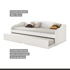 Bicama Solteiro Funny Iii  Branco