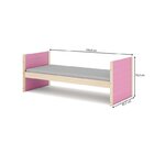 Bicama Solteiro Garden Madeira Maciça E Mdf Laca Casatema Mad