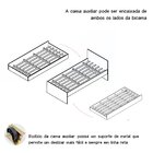 Bicama Solteiro Infantil  Branco