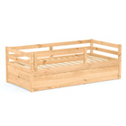 Bicama Solteiro Infantil Eco Com Grade De Protecao Mel Mobili