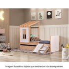 Bicama Solteiro Infantil Garden Com Telhado Pergolado E Kit E