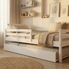 Bicama Solteiro Infantil Prime Com Grade De Proteção Iv Madei