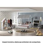 Bicama Solteiro Infantil Reversível Telhado Completo Casinha