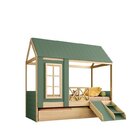 Bicama Solteiro Infantil Reversível Telhado Completo Casinha