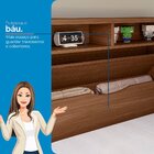 Bicama Solteiro Invicta Com Baú Jatobá