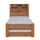 Bicama Solteiro Invicta Com Baú Jatobá