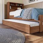 Bicama Solteiro Invicta Com Baú Jatobá