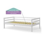 Bicama Solteiro Juvenil Com Grade De Proteção Prime Casatema