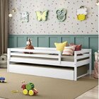 Bicama Solteiro Juvenil Com Grade De Proteção Prime Casatema