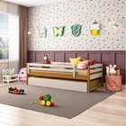 Bicama Solteiro Juvenil Com Grade De Proteção Prime Casatema