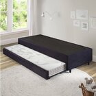 Bicama Solteiro King 96x203x28cm Suede E Colchão Auxiliar D23