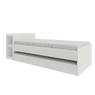 Bicama Solteiro Madeira Maciça Com Baú E Escrivaninha Hashtag