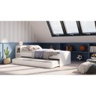 Bicama Solteiro Madeira Maciça Com Baú E Escrivaninha Hashtag