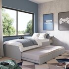 Bicama Solteiro Madeira Maciça Com Baú E Escrivaninha Hashtag