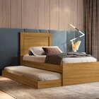 Bicama Solteiro Moderno Para Quarto Luara Nature