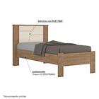 Bicama Solteiro Pérola Amêndoa Off White