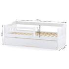 Bicama Solteiro Prime Com Grade De Proteção Madeira Maciça Br