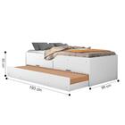 Bicama Solteiro São Francisco Branco