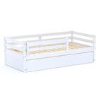 Bicama Solteiro Slim Rb Com Grade De Proteção Madeira Maciça