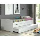 Bicama Solteiro Ulli Madeira Maciça Branca