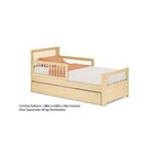 Bicama Solteiro Wave Infantil Reversível Led Com Rattan Grade