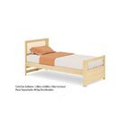 Bicama Solteiro Wave Infantil Reversível Led Com Rattan Grade