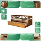 Bicama X Madeira Maciça Mogno Mel