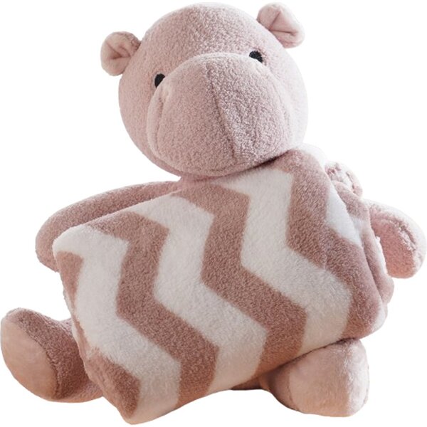 Bichinho De Pelúcia Floresta New Com Manta Bebê 100x75cm Hipo