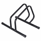 Bicicletário de Chão para Guardar Bicicletas Metal 35x25cm Preto