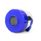 Bico Arejador Duplo Jato Abs Azul e Cromado Para Bica Gourmet