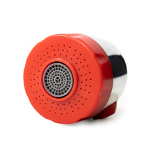 Bico Arejador Duplo Jato Abs Vermelho E Cromado Para Bica Gou