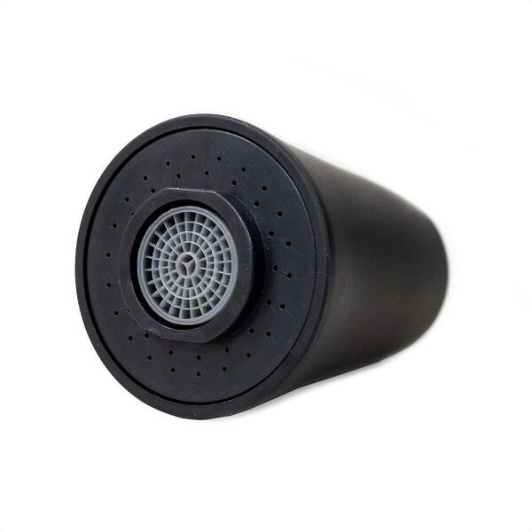 Bico Arejador Duplo Jato Preto Cone Para Torneira Gourmet