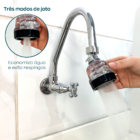 Bico Arejador Torneira Pia Cozinha Ponteira Chuveirinho Gourm