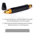 Bico De Alta Pressão Para Mangueira Ajustável Com Três Tipos