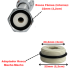 Bico Extensor Prolongador De Arejador Torneira Gira 360