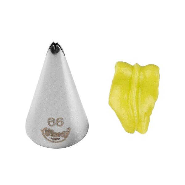 Bico Folha Para Confeitaria Em Aço Inox Allonsy