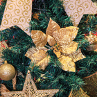 Bico Papagaio Enfeite Natal Dourado 23cm
