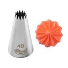 Bico Para Confeitar Pitanga Aberta Aço Inox Allonsy