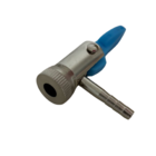Bico Para Encher Pneu Com Trava Tipo Cachimbo 1/4"