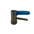 Bico Para Encher Pneu Com Trava Tipo Cachimbo 1/4"