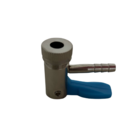 Bico Para Encher Pneu Com Trava Tipo Cachimbo 1/4"