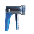 Bico Para Encher Pneu Com Trava Tipo Cachimbo 1/4"