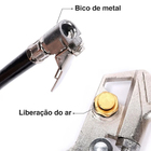 Bico Pistola De Ar Com Bico Calibrador Lorben Manômetro Engat