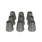 Bicos Confeitar Bolos 9 Peças Decoraçao Confeiteiro Doces Cup