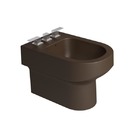 Bidê Convencional 3 Furos Carrara Marrom Fosco Deca