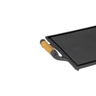 Bifeteira Chapa Lisa Em Ferro Fundido 28x46 Cm