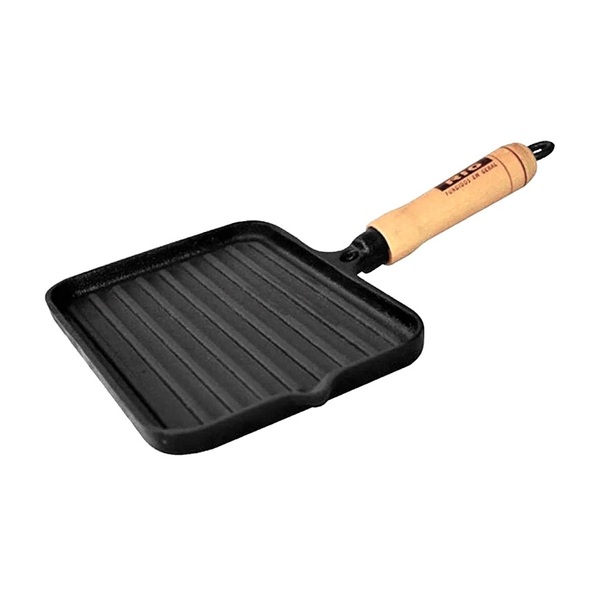 Bifeteira De Ferro Fundido Frisada - Medidas 25x17cm