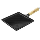 Bifeteira Estriada Quadrada 22x22 Cm