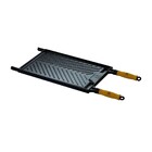 Bifeteira Grelha Dupla Face Argentina Ferro Fundido 50x30cm